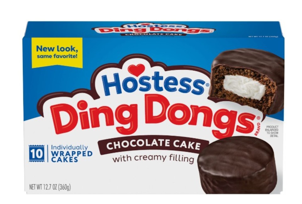 Hostess Ding Dongs chocolate cake recall.