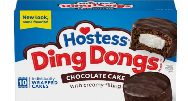 Hostess Ding Dongs chocolate cake recall.