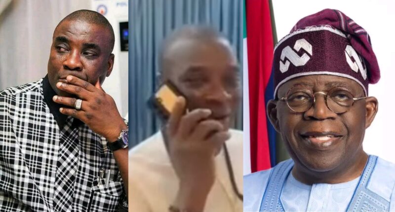 Old video of K1 De Ultimate conversing with Bola Ahmed Tinubu on phone emerges
