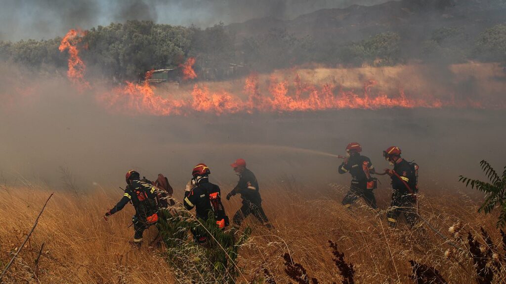 One person dies in Greece as wildfires rage across Europe