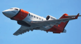 Australian Maritime Safety Authority search aircraft in flight.