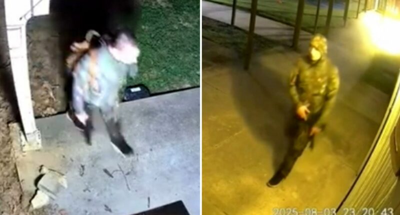 Quadruple murder suspect spotted wielding rifle as police issue lockdown alert