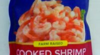 Package of Best Yet farm-raised cooked shrimp.