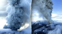 Russian volcano erupts for first time in centuries after massive earthquake strikes Kamchatka Peninsula