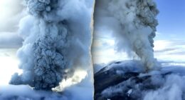 Russian volcano erupts for first time in centuries after massive earthquake strikes Kamchatka Peninsula
