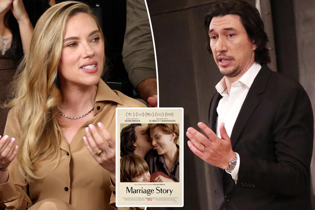 Scarlett Johansson, Adam Driver's ‘Marriage Story’ used to scare wolves