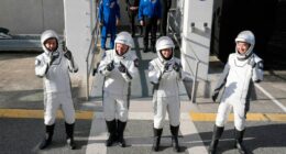 SpaceX delivers four astronauts to the International Space Station just 15 hours after launch