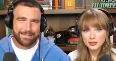Taylor Swift breaks down in tears on Travis Kelce's podcast