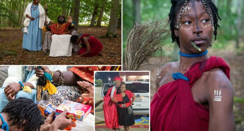Texas woman Kaura Taylor living with lost African tribe Kingdom of Kubala as Asnat in Scottish Highlands family concerned