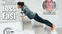 Urban fitness woman workout doing feet elevated push ups and exercising outdoor. Motivated female athlete training hard. These 5 Daily Moves Reverse Muscle Loss Faster Than Gym Workouts After 45. Cover
