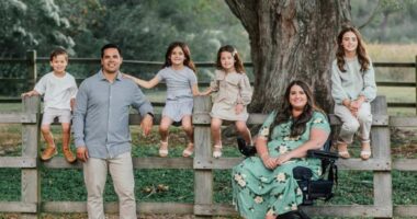 They're a picture-perfect family. But their smiles hide a tragic truth