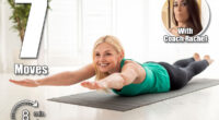 Sporty Senior Woman Making Superman Exercise While Training At Home, Smiling Mature Lady Doing Back Bending While Lying On Fitness Mat In Light Living Room, Raising Arms And Legs, Free Space. This 8-Minute Core Routine Burns More Fat Than an Hour of Crunches After 50. Cover