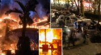 Three dead after mob sets fire to Indonesian regional parliament building