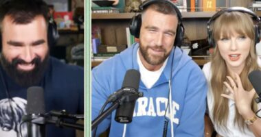 Travis Kelce, Taylor Swift explain how they deal with media attention