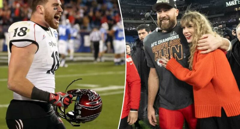 Travis Kelce's alma mater gets in on the Taylor Swift engagement bonanza