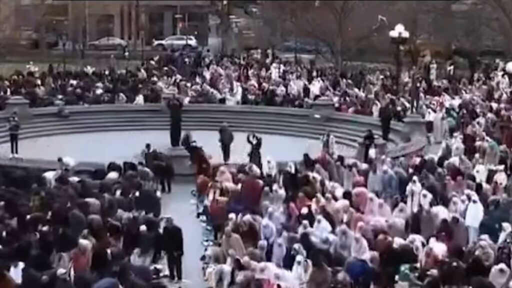 Trump loyalist sparks debate with clip of Muslims praying in NYC park