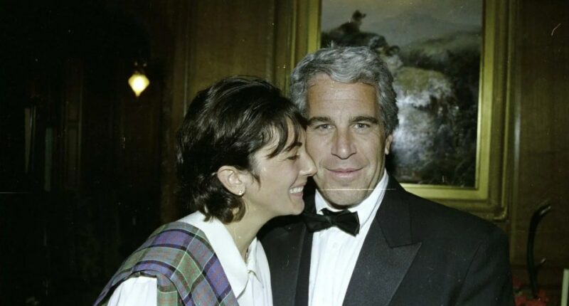 Photo of Ghislaine Maxwell and Jeffrey Epstein.