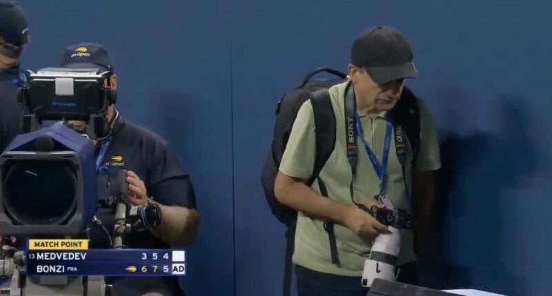 US Open photographer who sparked epic Medvedev meltdown breaks silence