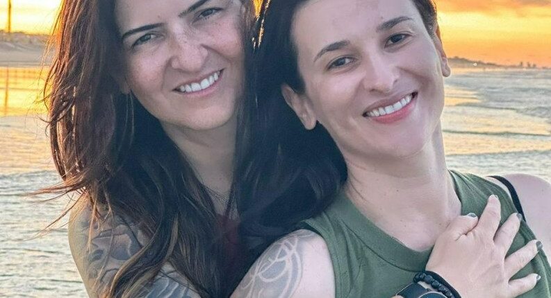 Photo of Katyna Baia on a beach at sunset.