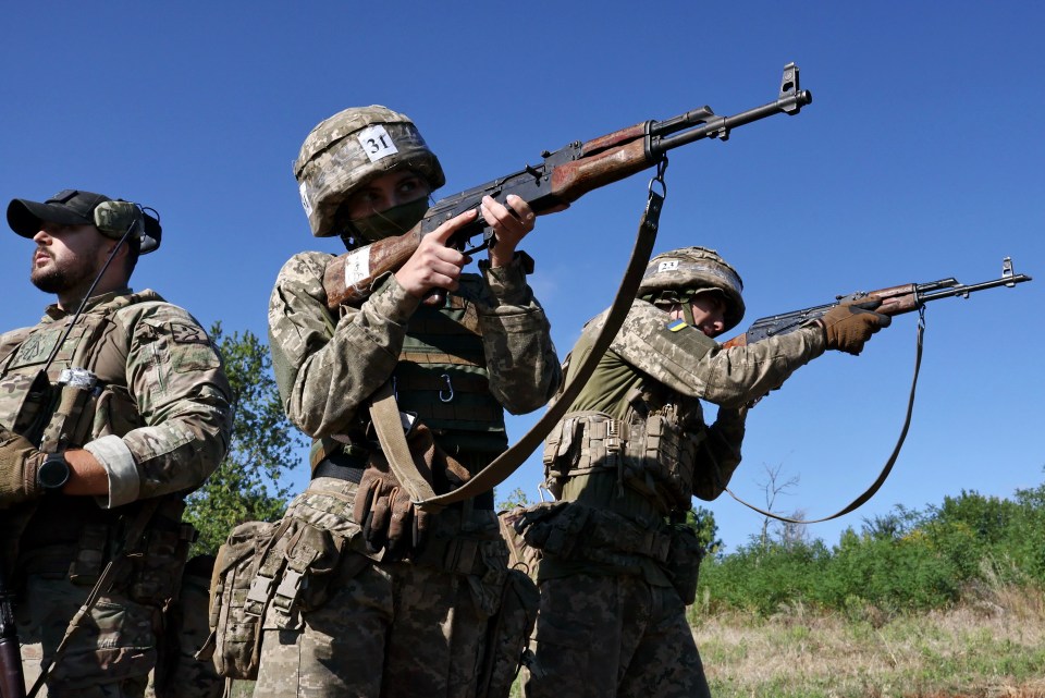 Burning military vehicle in Ukraine.