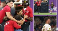 Young kid tackled by Padres security after invading field — and fans were not happy