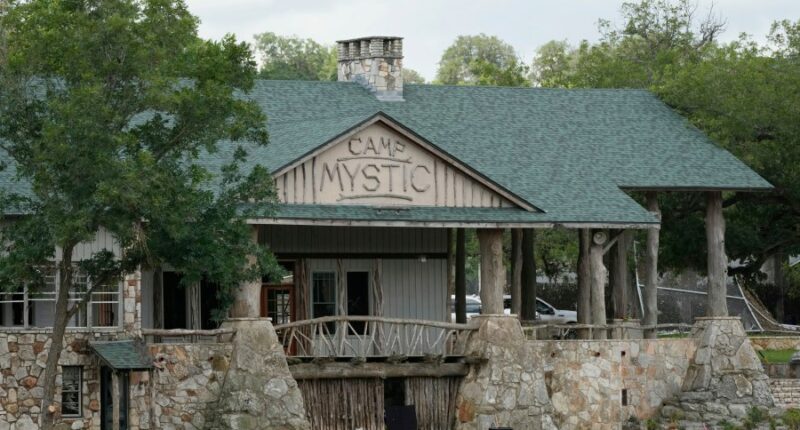 Camp Mystic is shown in Hunt, Texas on Wednesday, July 9, 2025. (AP Photo/Ashley Landis)