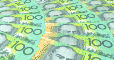 Australian dollars cash currency