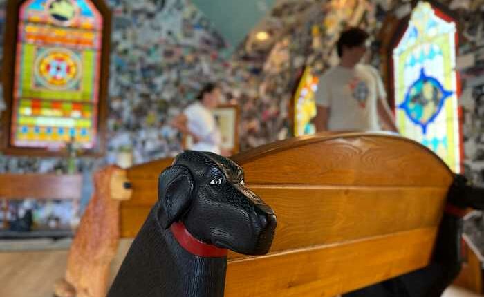 A massive mountain park in Vermont celebrates the bond between dogs and their humans