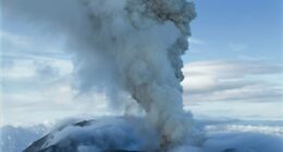 A volcano in Russia’s Far East erupts for the first time in centuries