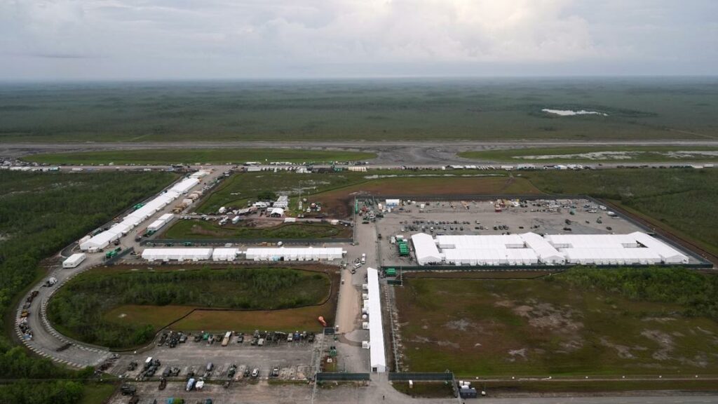 'Alligator Alcatraz' will likely be empty within days, top Florida official says