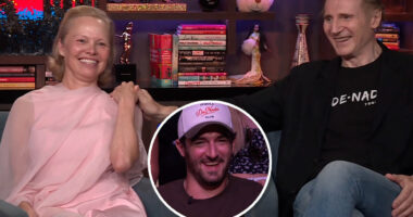 Andy Cohen asks Liam Neeson's son if he approves of his dad's new relationship with Pamela Anderson