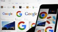 Google logos on a search engine result
