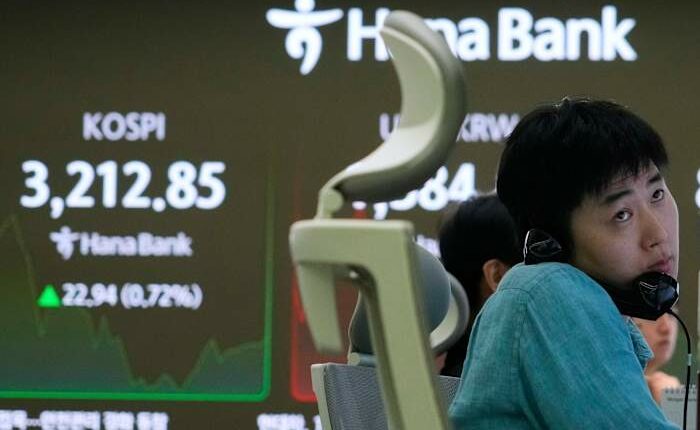 Asian shares charge higher after US stocks rally to records on hopes for interest rate cuts