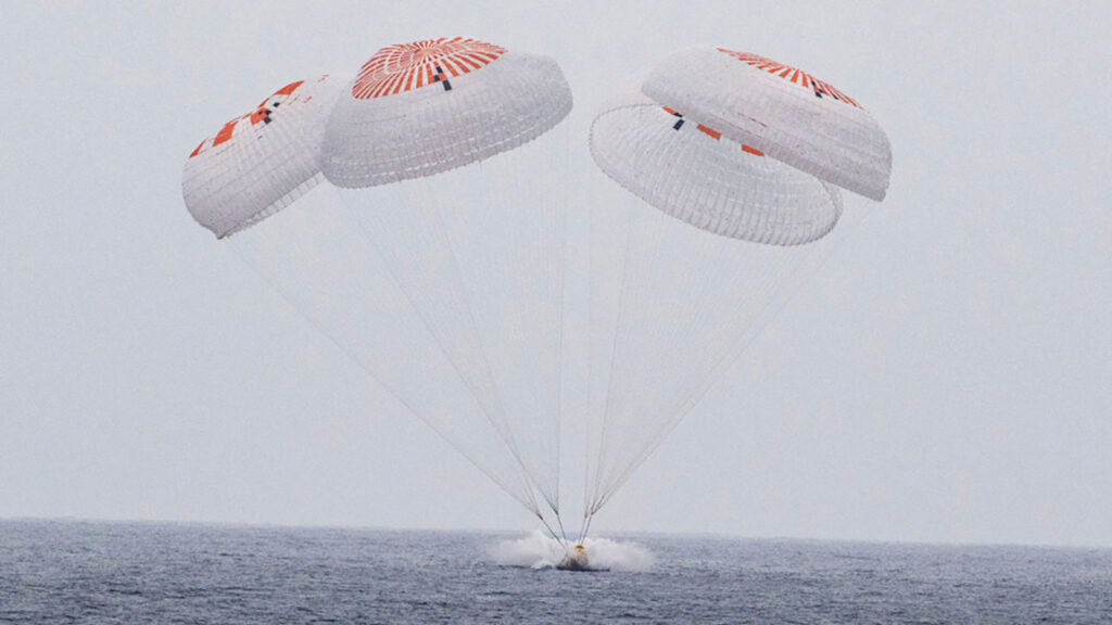 Astronauts return to Earth with SpaceX, splash down off San Diego after 5 months at International Space Station