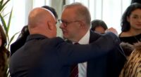 Awkward moment Anthony Albanese goes in for a traditional Maori greeting before he is snubbed by New Zealand Prime Minister: 'Embarrassing'