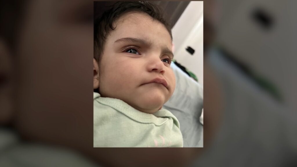 Baby Emmanuel Haro's father seen with deputies in remote Moreno Valley, California amid search for child's body