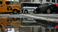 Boy, 13, dies after getting trapped in a storm drain during East Coast flooding