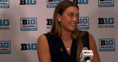 Burbage excited to get back on court with Illini volleyball