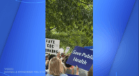 CDC leaders walked out to crowds of supporters