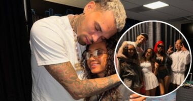 CHRIS BROWN’S BREEZY BOWL TURNS INTO A MINI CELEB KID REUNION WITH ROYALTY, SHAI MOSS, AND LAIYAH BROWN