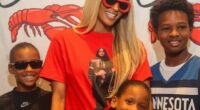 CIARA CELEBRATES NEW ALBUM CICI WITH RUSSELL WILSON AND KIDS IN NYC