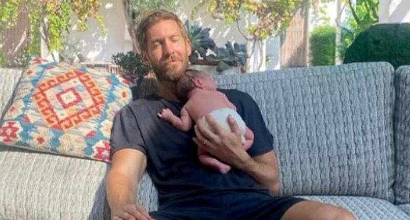 Calvin Harris fans point out hidden detail in graphic placenta snap shared by DJ to mark his son's birth