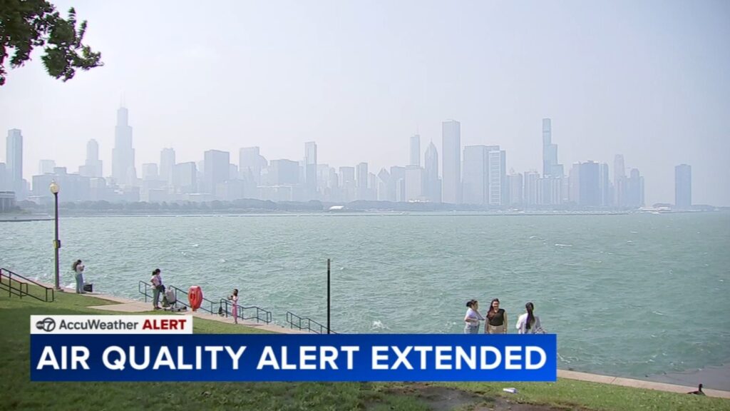 Chicago air quality Saturday: Smoke from Canada fires causes unhealthy Illinois Air Quality Index levels during Lollapalooza 2025