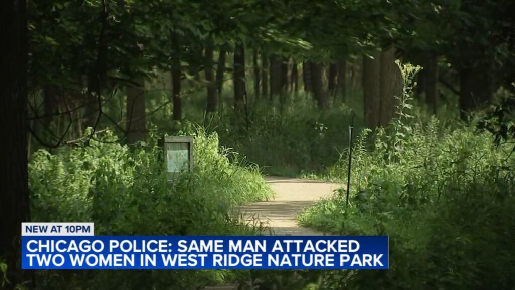 Chicago police share warning about suspect wanted for sexual assaults against women at West Ridge Nature Park on Western Avenue