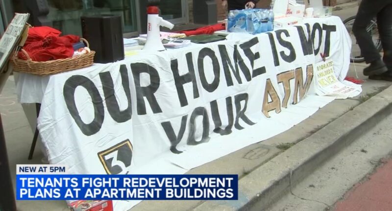 Chicago protest: Logan Square, Uptown tenants rally against 33 Realty in River North