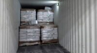 A shipping container found in Sydney that had an alleged 80 kilograms of cocaine with a street value of $26 million.