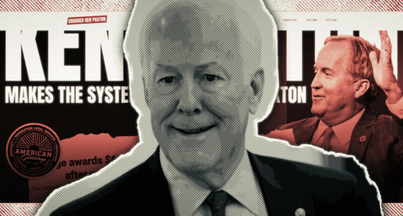 Cornyn’s Paxton Campaign Tactics Stir Bush Ties Debate