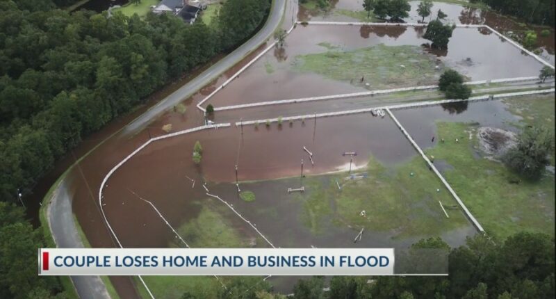 Couple loses equine business and home to flood, community steps up to help
