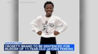 Crosetti Brand to be sentenced in murder of 11-year-old Jayden Perkins in Chicago's Edgewater neighborhood