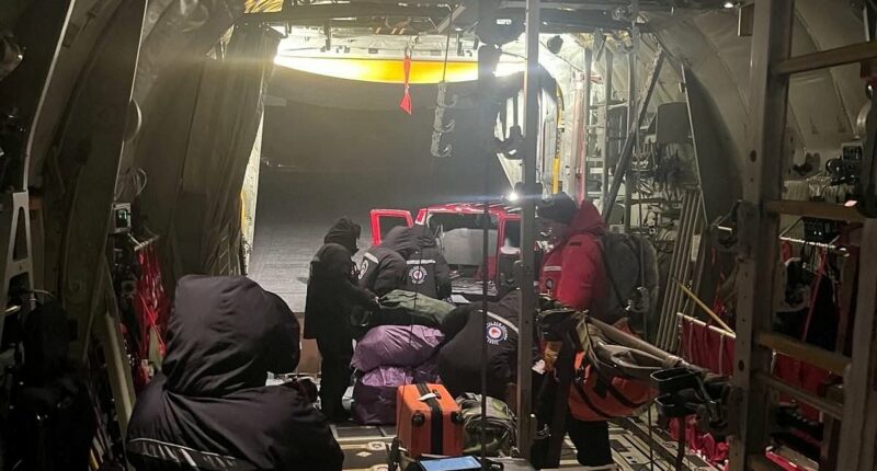 Daring emergency evacuation of scientists from Antarctica pulled off by air force pilots - as insiders reveal what sparked the operation